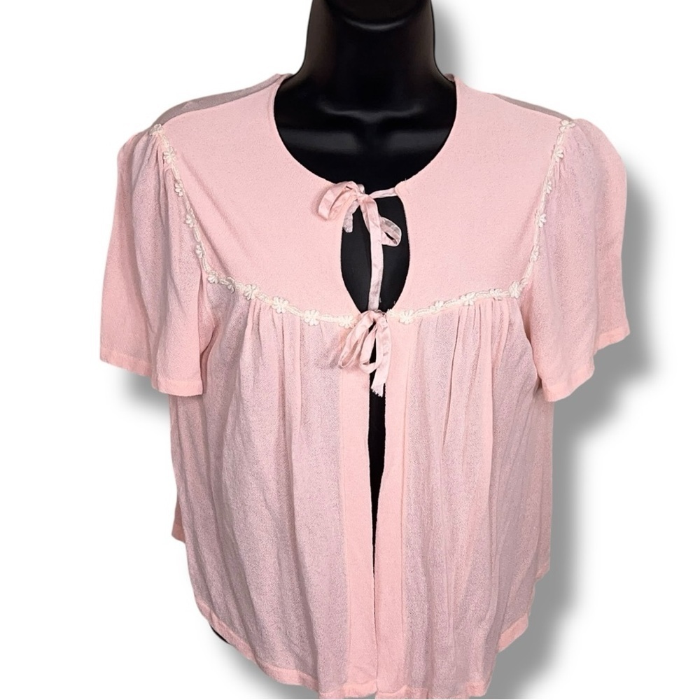 Vintage 1950’s Era Medium Carters Regency Royals Top Short Sleeve Stretch Pinup
